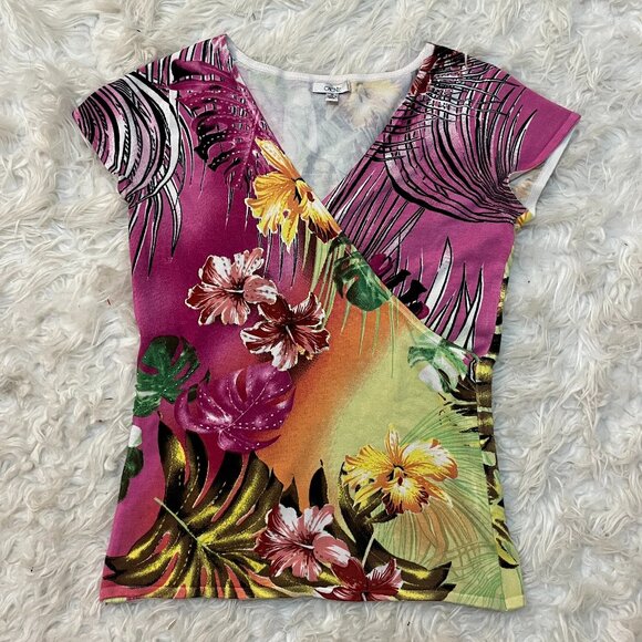 Vintage Cache Sequin Embroidered Blouse Top Medium - Picture 1 of 7